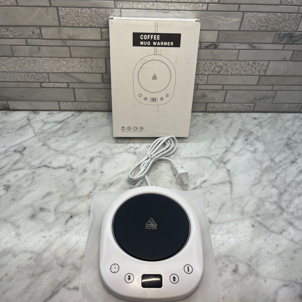 30W Coffee Mug Warmer with Temp Display & Auto Shut Off | Smart Desk Cup Warmer